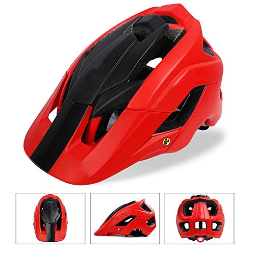 XYBB Casco Bicicleta Safety Cycling Road Bicycle Equipment Ultralight Sunshade Hat Integrally Molded Cycle Helmets PeacockBlue