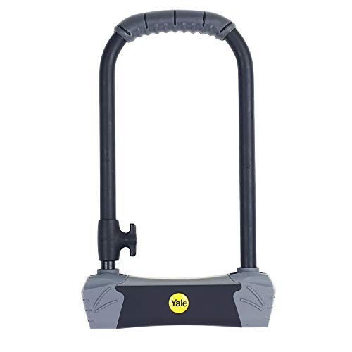 Yale YUL3/14/230/1 Candado De Seguridad para Bicicleta En U, Negro