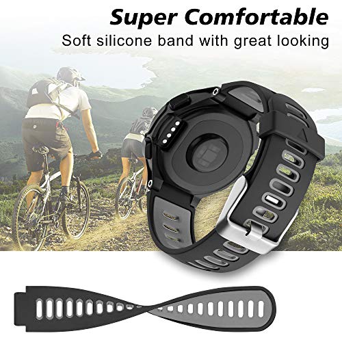 YASPARK Correa Forerunner 735XT, Pulsera de Deportivos de Silicona de Reloj Correa para Forerunner 235/Forerunner 235 Lite/Forerunner 230/220/Forerunner 620/Forerunner 630/Approach S20/S2/S6