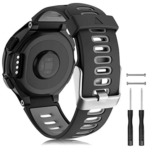 YASPARK Correa Forerunner 735XT, Pulsera de Deportivos de Silicona de Reloj Correa para Forerunner 235/Forerunner 235 Lite/Forerunner 230/220/Forerunner 620/Forerunner 630/Approach S20/S2/S6