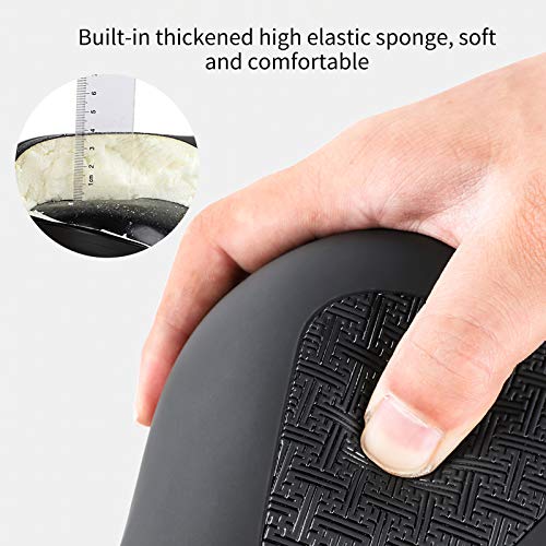 Yezytech Sillín de Bicicleta, Cómodo Asineto Ergonómico con Logotipo Reflectante para Bicicleta de Carretera de montaña, Cojín Cómodo para MTB, Bicicleta de Carretera, Montaña, Urbana, Senderismo
