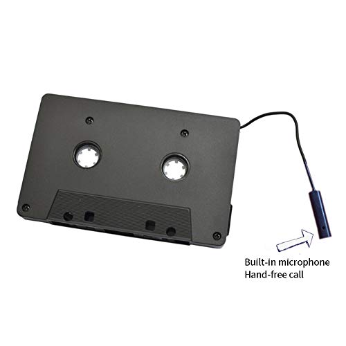 YHUS Adaptador de Cassette para Coche de BT 5.0, Adaptador para Lector de Cassettes de Coche, Adaptador de Cassette para Coche aux en teléfonos Inteligentes, Reproductores de MP3 o Walkman(E0002)