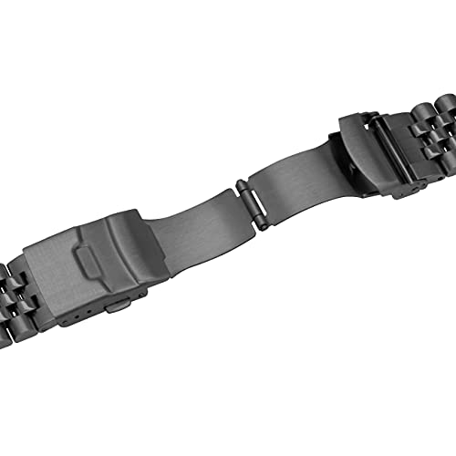 Yingshi 5 correas redondas compatibles para Garmin Fenix 6X 6X Pro Sapphire Editions Fenix 5X Plus Fenix 3 HR Saphir 26 mm acero inoxidable correa de reloj negro
