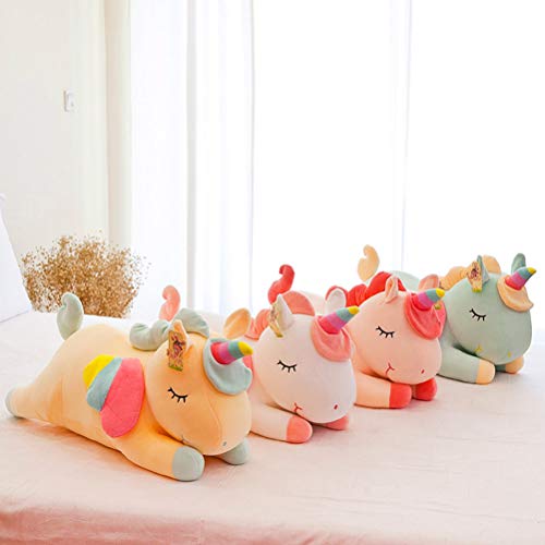 YIPUTONG Unicornio de Peluche 40 cm / 30 cm Unicornio acostado Juguete de Peluche Animal de Peluche para niños pequeños, Regalos de cumpleaños y Navidad para niñas