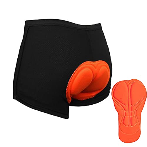 Yizhet Ciclista Pantalones 3D Esponja Acolchados Pantalones Ciclismo Transpirable de Secado Pantalón Bicicleta Cortos de Secado Rápido y Cómodos (L)