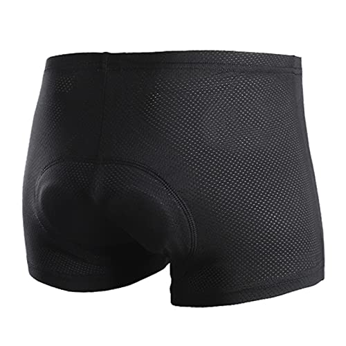 Yizhet Ciclista Pantalones 3D Esponja Acolchados Pantalones Ciclismo Transpirable de Secado Pantalón Bicicleta Cortos de Secado Rápido y Cómodos (L)