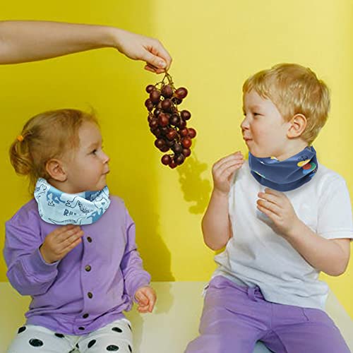 YMIFEEY 4Pcs Bufanda Pañuelo Cuello Niños Niñas Bebé Otoño Invierno Algodón Bandana Calentador de Cuello Viaje Al aire libre Pañuelos Bufandas Cuello para Niños Niñas 0-8 Años (Estilo D)