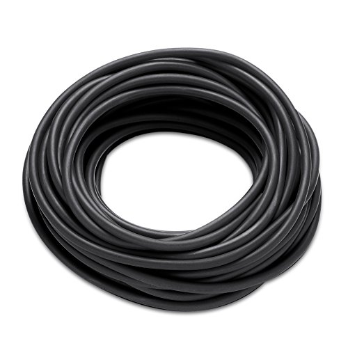 Yosoo 3m, 6x9mm Tubo de Látex Natural para Tirachinas, Tubería de Goma para Refacciones Elástico Catapulta Caza al Aire Libre, Ámbar (Negro)