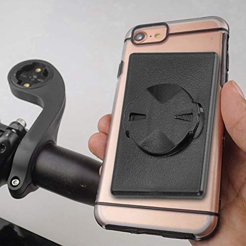 Yosoo Health Gear Adhesivo para teléfono con Soporte para Bicicleta, Adaptador Adhesivo Universal para teléfono, Compatible con Soporte para Bicicleta Garmin Edge, 1 Paquete