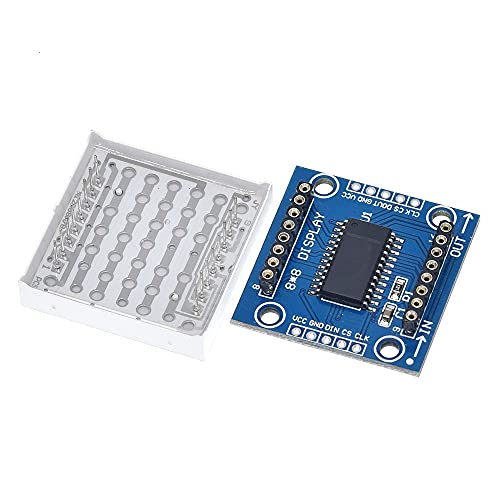 Youmile 2Pack 8x8 Dot Matrix Single Green Light MCU Control Módulo de pantalla LED para Arduino/MCU / 51 / AVR / STM32 / Raspberry Pi con cable Dupont