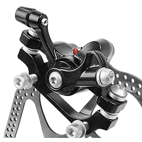 Young Wolf Montaña mecánica de aleación de aluminio freno de disco MTB bicicleta Ciclismo pinza (trasero 160mm (F180/R160))