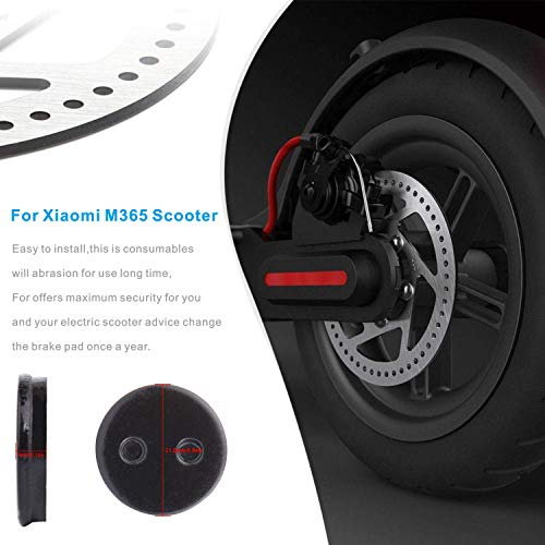 Yungeln 3 Piezas de Repuesto para Scooter, protección de la Cubierta del Disco de Freno, Pastilla de Freno de 110 mm Compatible con Xiaomi 1S / M365 Scooter