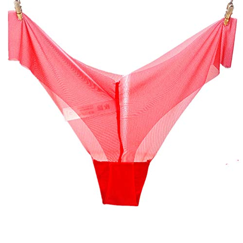 YWRD Tangas Sexys Mujer Tanga Sexy Bragas Francés Bragas Sexy Bragas Mujeres y Hombres Señoras Bragas para Mujeres. La Ropa Interior de Las Mujeres Red,Free Size