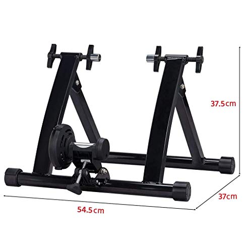 YYDE Indoor Bike Trainer Soporte De Bicicletas De Montaña Montar Bicicleta Plataforma De Rodillos De Formación De Rodillos De Bicicletas (Color: Negro, Tamaño: 26-28Inch)