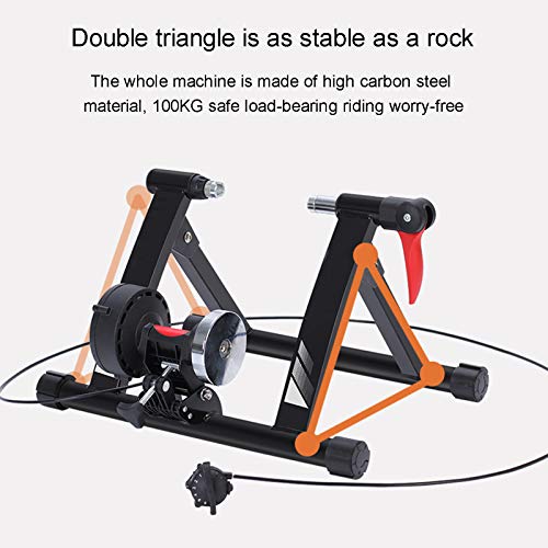 YYDE Rodillos para Bicicletas,Rodillo Bicicleta, Entrenador de Bicicleta para Interior, Soporte para Ejercicio en Interior, Entrenador magnético para Bicicleta BMX dedicado (tamaño: 20-22 Pulgadas)