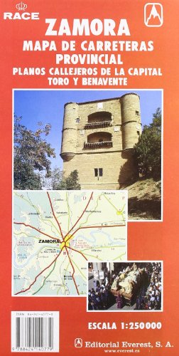 Zamora, Toro y Benavente. Plano callejero y mapa de carreteras: Planos callejeros. Mapa de carreteras provincial (Planos callejeros / serie roja)