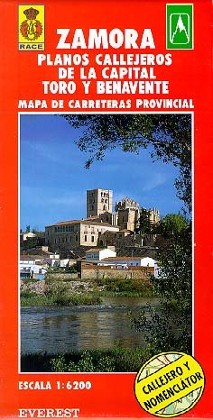 Zamora, Toro y Benavente. Plano callejero y mapa de carreteras: Planos callejeros. Mapa de carreteras provincial (Planos callejeros / serie roja)