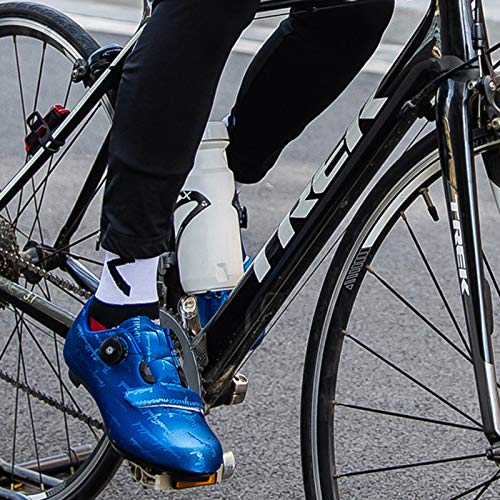 Zapatilla de Ciclismo Hombre para Carretera y Montaña Zapatilla de Ciclismo Hombre, Zapatos de Bicicleta de Carretera Antideslizante Transpirable Calzado de Ciclismo y Senderismo Interior Zapatil