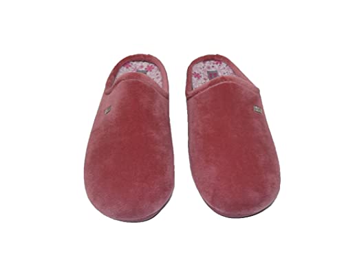 Zapatillas de estar por casa/Mujer/Biorelax/Apto plantilla ortopedica/Plantilla extraible/Empeine :Suapel/Color Rosa Salmón/Talla 39 Zapatillas de estar por casa/Mujer/Biorelax/Apto plantilla ortopedica/Plantilla extraible/Empeine :Suapel/Color Rosa Salmón/Talla 39