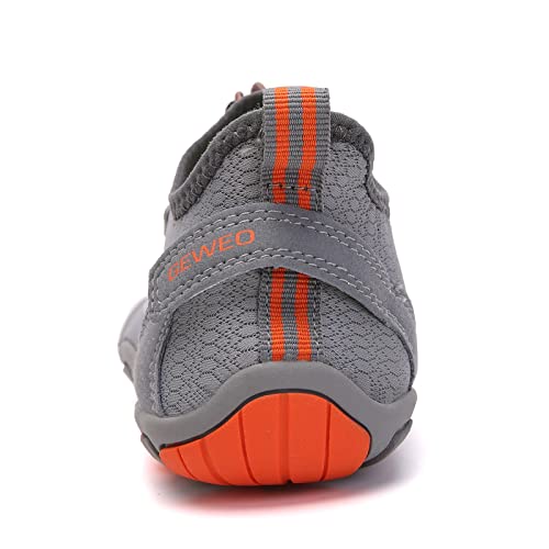 Zapatillas de Trail Running Minimalistas Zapatos Barefoot Agua Antideslizante Ligeras Natación de Secado Rápido Playa Surf Ciclismo Unisex Hombre Mujer Gris 45