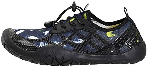 Zapatos de Agua Hombre Mujer Zapatos de Deportes Acuaticos Secado Rápido Zapatillas de Natación Zapatos de Playa de Verano para Buceo Piscina Surf Yoga, 028 Azul, 39 EU