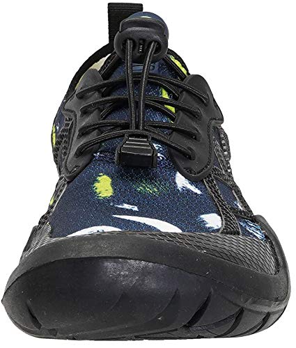 Zapatos de Agua Hombre Mujer Zapatos de Deportes Acuaticos Secado Rápido Zapatillas de Natación Zapatos de Playa de Verano para Buceo Piscina Surf Yoga, 028 Azul, 39 EU