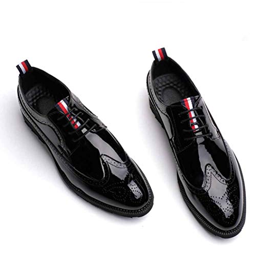 Zapatos de Boda para Hombres Zapatos de Brogue Formales para Hombres Zapatos clásicos de Marca Italiana Zapatos Oficiales para Hombres Vestido de Novia Sapato Masculino