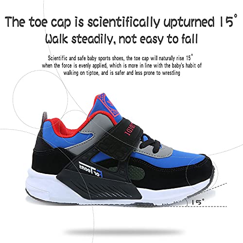 Zapatos Niño 29 Infantil Zapatillas Sneakers Zapatillas Running Unisex Zapatos Deportivos Running Shoes Calzado Trekking Ligero Transpirables Azul