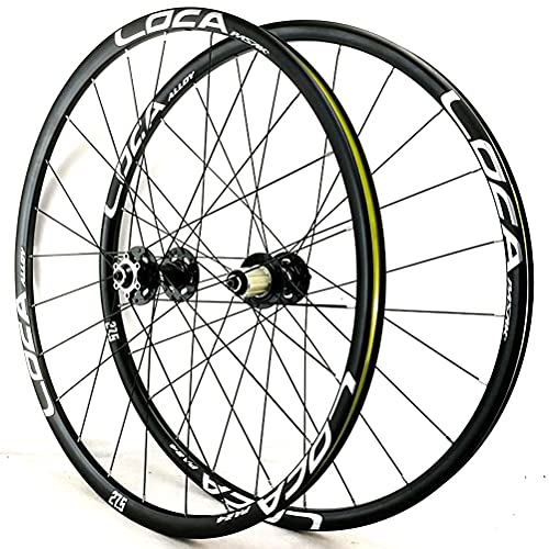 Zatnec Ciclismo Ruedas Llantas 26/27.5/29 700C MTB Freno Disco Ruedas De Ciclismo Aleación Aluminio 24 Hoyos Liberación 7-8/9/10/11/12 Velocidades QR (Color : C, Size : 29inch)