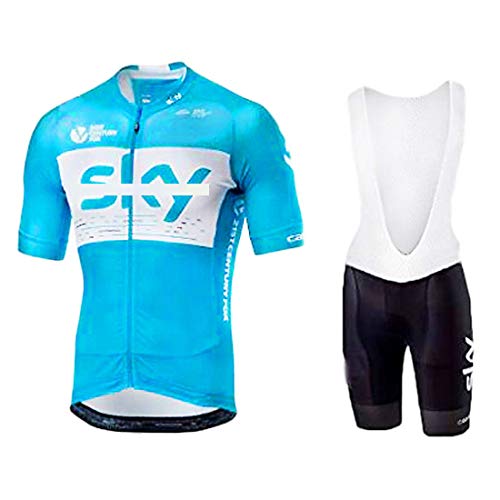 ZCFXJiTuanYZ Ropa de ciclismo, equipo de ciclismo para hombre, para exterior, ropa deportiva de ciclismo, camisa de manga corta + pantalones cortos, talla M, color YJ1608