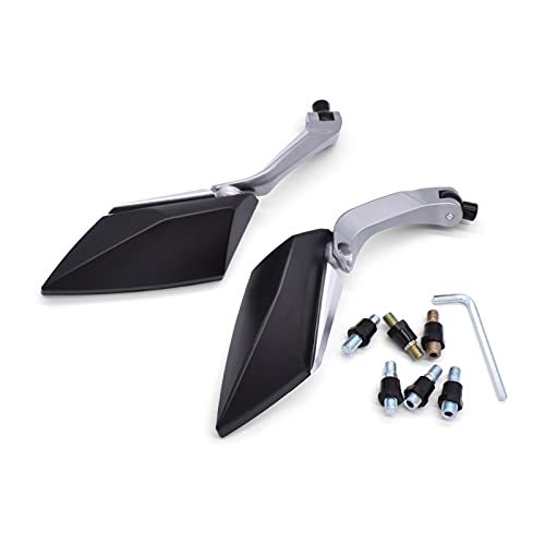 Zhbqcmou Moto Mirror Scooter E-Bike Atrás Lateral Vista trasera Espejo Black For Gas Gas EC2T FSE FSR EC250 Gasgas EC 250 EC300 TC125 TE125 hnzhb (Color : Black)