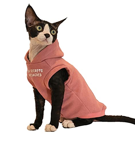 ZHIHAN Ropa de Gato esfinge, suéter de algodón, Conjunto de 2 Piezas de Camisa de Fondo, Chaleco + Camisa de Fondo (Conjunto de 2 Piezas), XXL +