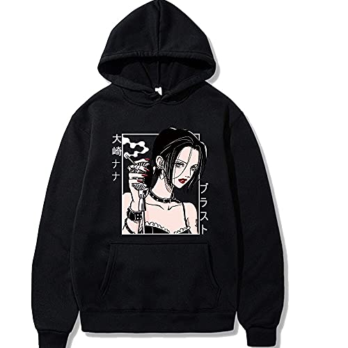 ZIBADTAL Anime Nana Osaki Sudadera con capucha Harajuku unisex para hombre y mujer, Kb03341-1, M