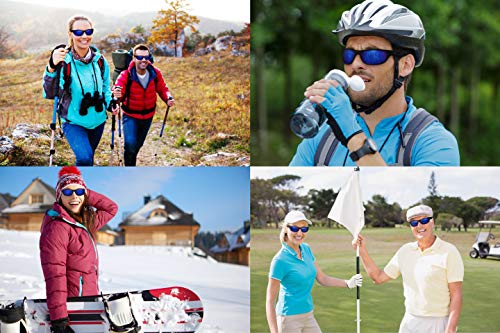 ZILLERATE Gafas de Sol Hombre Polarizadas Gafas de Sol Polarizadas Hombre y Mujer, Gafas de Sol Deportivas, Ciclismo Pesca Golf Running Conducción, Protección UV400, Montura Ligera Y Envolvente