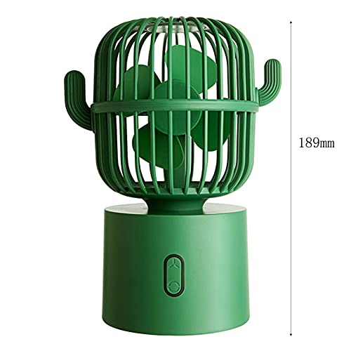 zlw-shop Mini Ventilador Mini Fan Fan Lindo Recargable Ventilador de enfriamiento de refrigeración para el hogar Desktop Air Cooler Office Travel Electrodomésticos al Aire Libre Ventilador Portatil