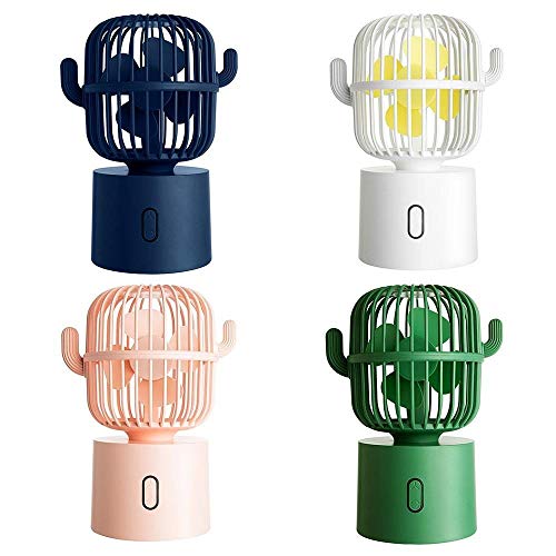 zlw-shop Mini Ventilador Mini Fan Fan Lindo Recargable Ventilador de enfriamiento de refrigeración para el hogar Desktop Air Cooler Office Travel Electrodomésticos al Aire Libre Ventilador Portatil