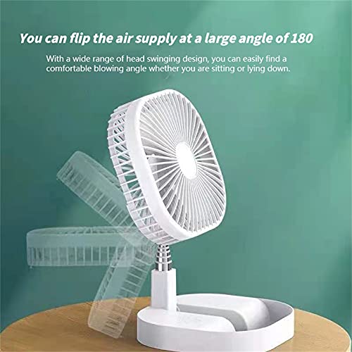zlw-shop Mini Ventilador Pedido portátil Telescópico Freestanding Freestsanding Fan Fan Cooler Creative Mini Portátil Pocket Fan Portable Mini Fan Ventilador Portatil