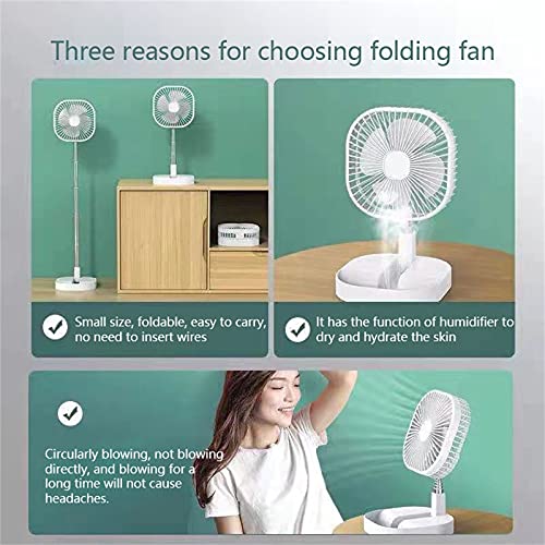 zlw-shop Mini Ventilador Pedido portátil Telescópico Freestanding Freestsanding Fan Fan Cooler Creative Mini Portátil Pocket Fan Portable Mini Fan Ventilador Portatil