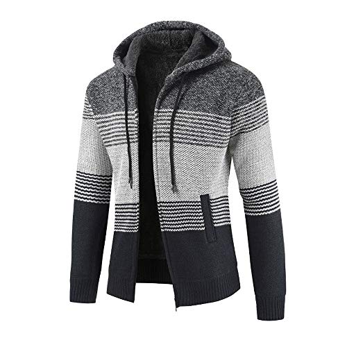 ZODOF Sudadera con Capucha Hombres de Manga Larga Capucha De Tendencia Hoodie Tops Chaqueta Abrigo Ropa