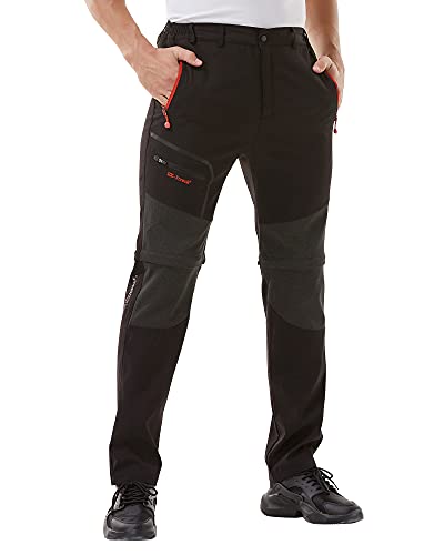 ZOEREA Pantalones Aire Libre de Hombre Convertible Pantalones Cortos Trekking Montaña Escalada Senderismo Secado Rápido Pantalón Funcionales