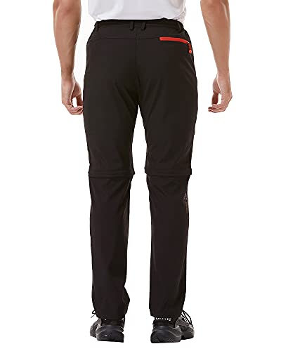 ZOEREA Pantalones Aire Libre de Hombre Convertible Pantalones Cortos Trekking Montaña Escalada Senderismo Secado Rápido Pantalón Funcionales