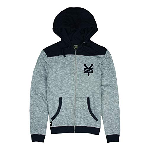 Zoo York Logo Capucha, Negro (Black/Ecru/Charcoal Bec), Small (Talla del Fabricante: Small) para Hombre