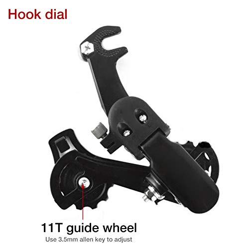 ZQYX Bike Rear Derailleur, 6/7 Speed Direct/Hang Mount RD-TZ31 Rear Derailleur Dial, TZ31 Rear Derailleur, Bicycle Derailleur, Transmission Bicycle Parts, Hanger Mount For Mountain Bike