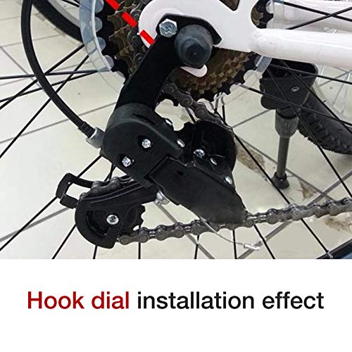 ZQYX Bike Rear Derailleur, 6/7 Speed Direct/Hang Mount RD-TZ31 Rear Derailleur Dial, TZ31 Rear Derailleur, Bicycle Derailleur, Transmission Bicycle Parts, Hanger Mount For Mountain Bike