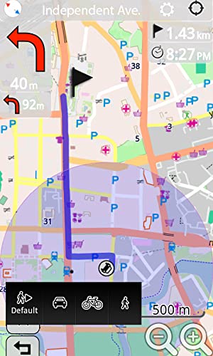 Zurich, Suiza GPS Navigator (Golden Forge)
