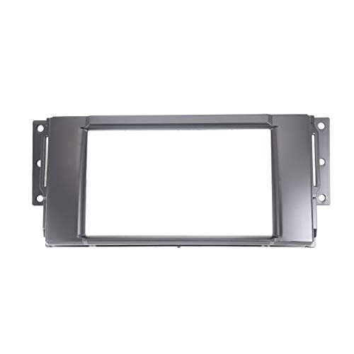 ZWNAV 2 DIN Marco de plástico para Radio para Land Rover Freelander 2006-2014, Discovery 2004-2009, Range Rover Sport 2005-2009