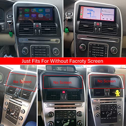 ZWNAV 2 Din para Volvo XC60 2009 2010 2011 2012 2013 2014 2015 Android 10 Reproductor multimedia Coche Video Audio Radio Receptor Navegación GPS Unidad Auto Estéreo WiFi (2009-2010, 4G 64G DSP Carplay