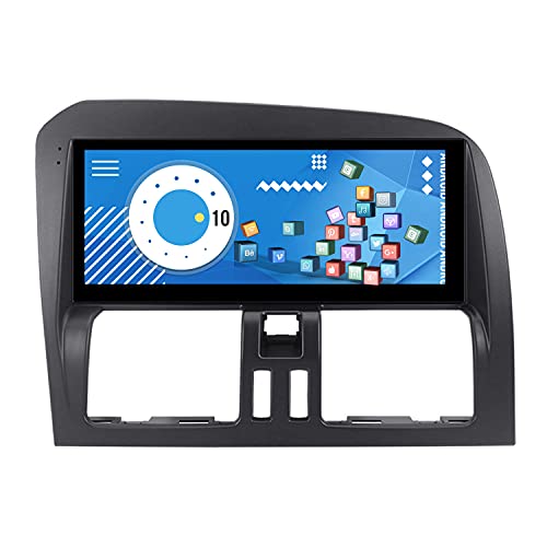 ZWNAV 2 Din para Volvo XC60 2009 2010 2011 2012 2013 2014 2015 Android 10 Reproductor multimedia Coche Video Audio Radio Receptor Navegación GPS Unidad Auto Estéreo WiFi (2009-2010, 4G 64G DSP Carplay