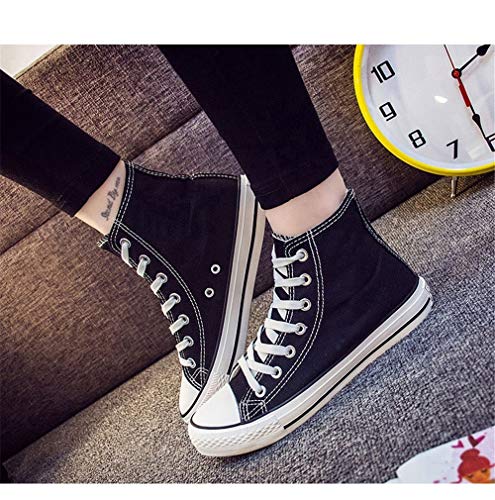 ZXJWZW Unisex Lace-Up Shoes Anime Naruto Impresión De Zapatos Casuales Estudiantes Zapatos De Lona De Caña Alta Zapatillas De Deporte