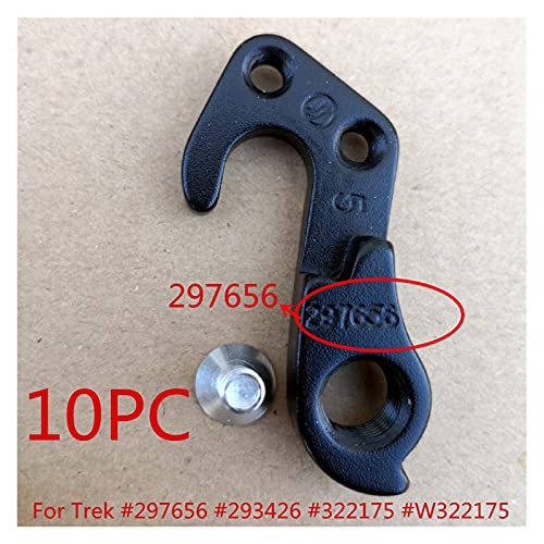 ZZHH 10pcs Bicycle Desailleur Hanger Fit para Trek # 297656# 293426 para Trek Skye Boleting Disco para Hardtail X-Calibre para PowerFly Hardrocx Mech Abandonar (Color : YA0034P10)